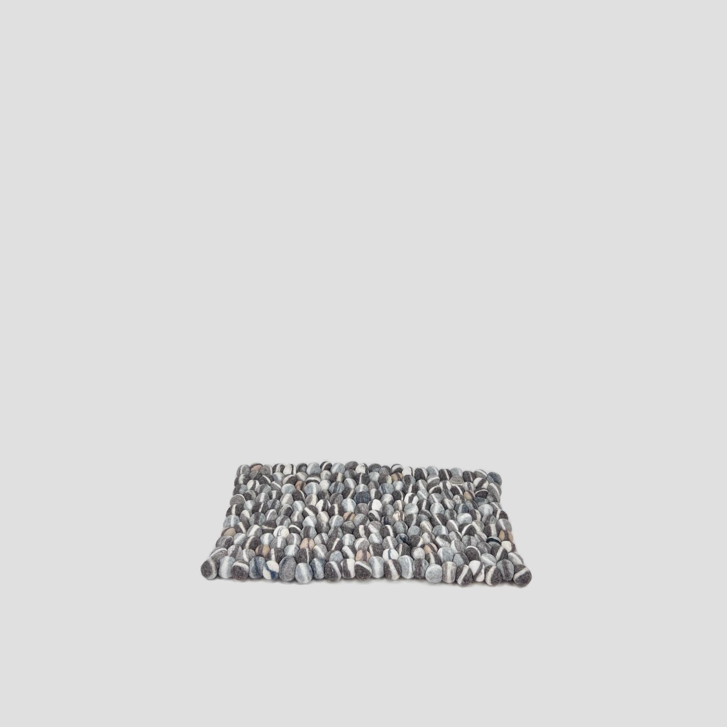 Stone Design Felt Ball Door Mat, Bed Mat, Bathroom Mat, Rug