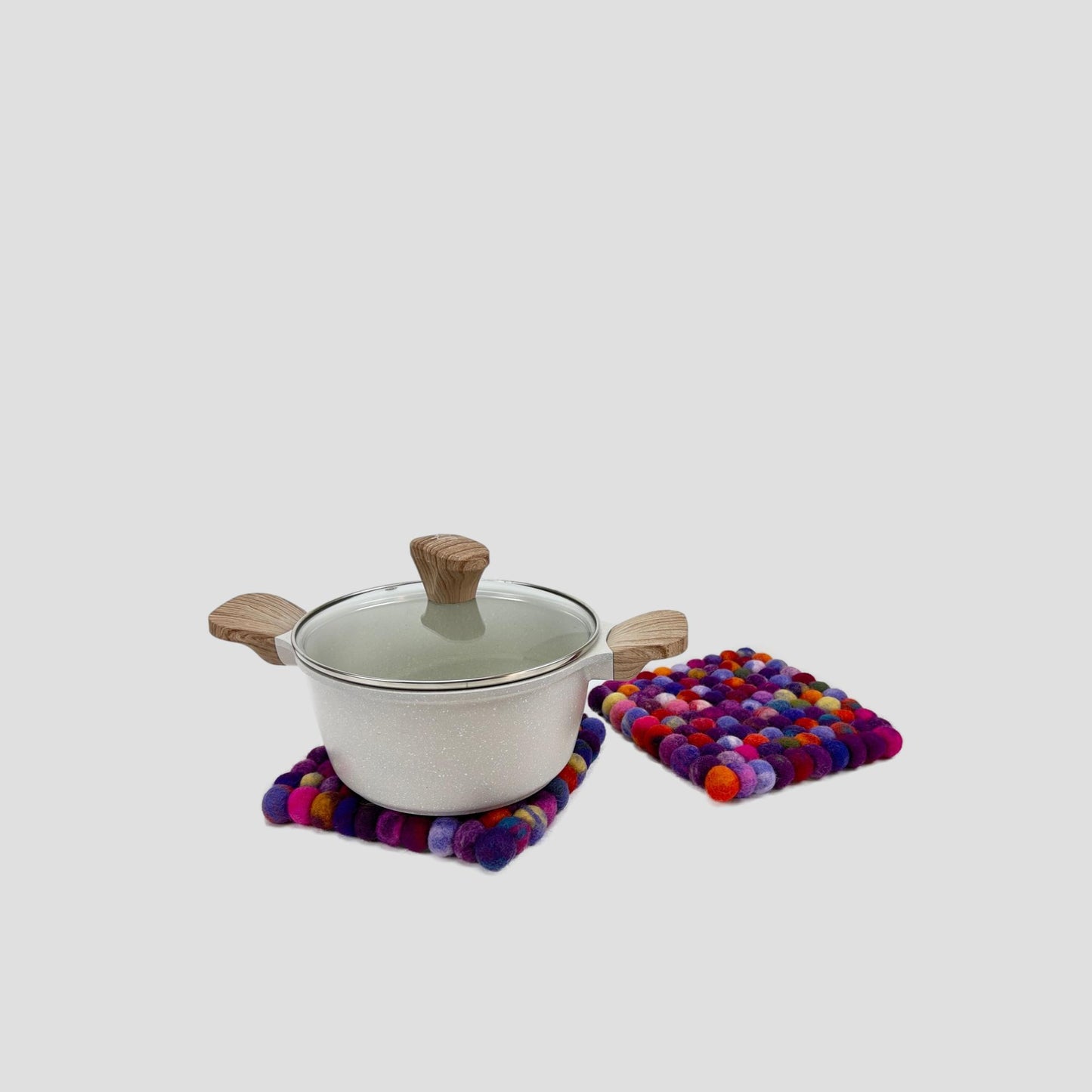 Square - Purple Tie Dye Trivet, Potholder 8x8x1