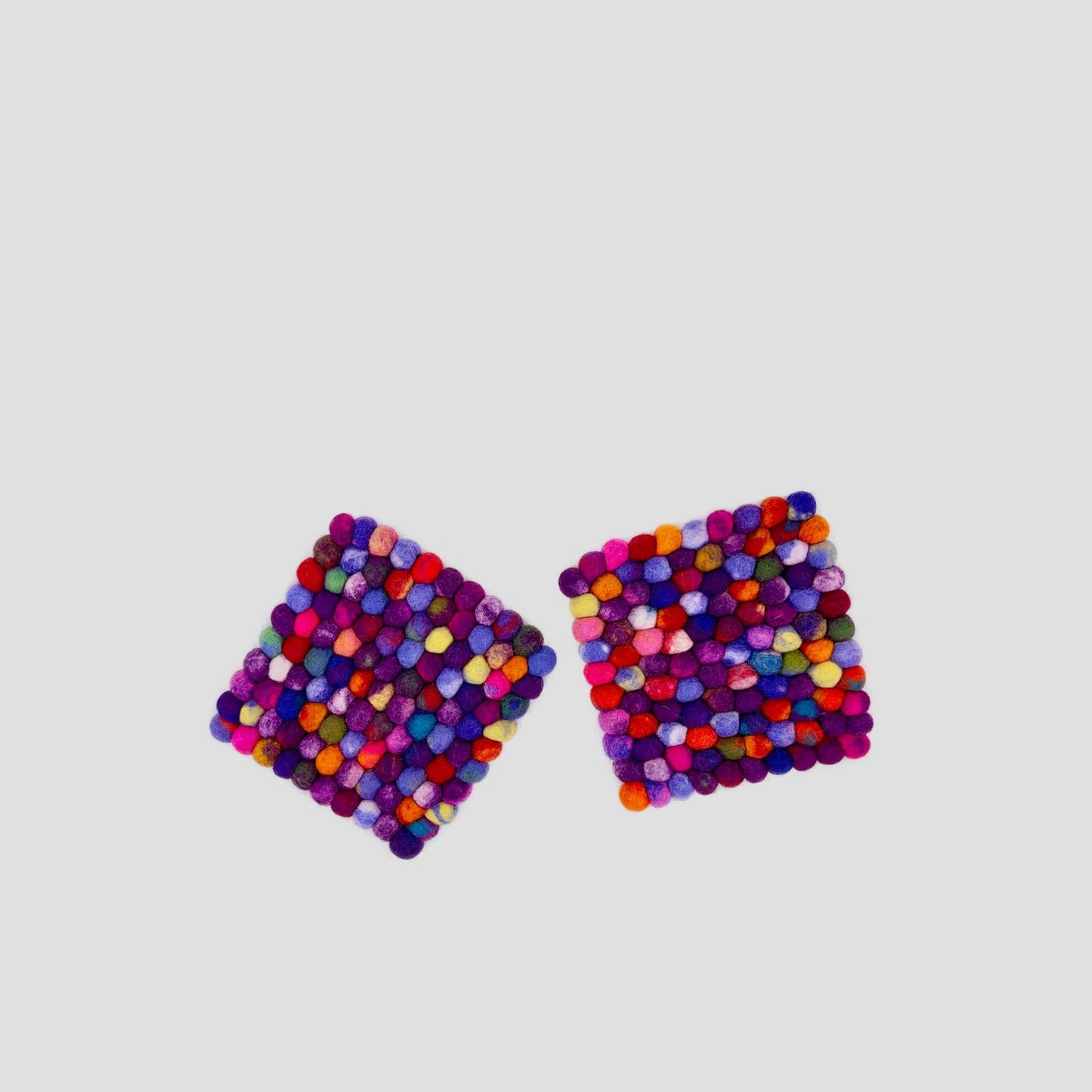 Square - Purple Tie Dye Trivet, Potholder 8x8x1