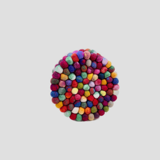 Round - Assorted Tie Dye Trivet, Durable, Potholder 8x8x1