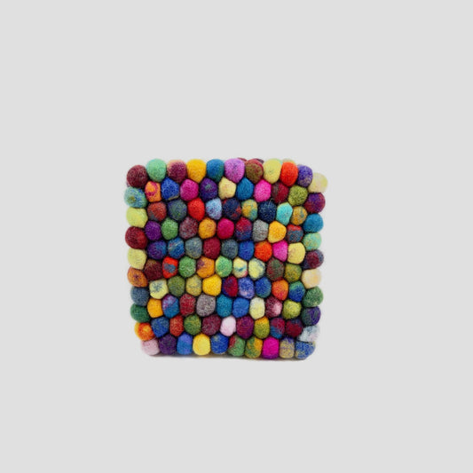 Square - Assorted Tie Dye Trivet, Durable, Potholder 8x8x1