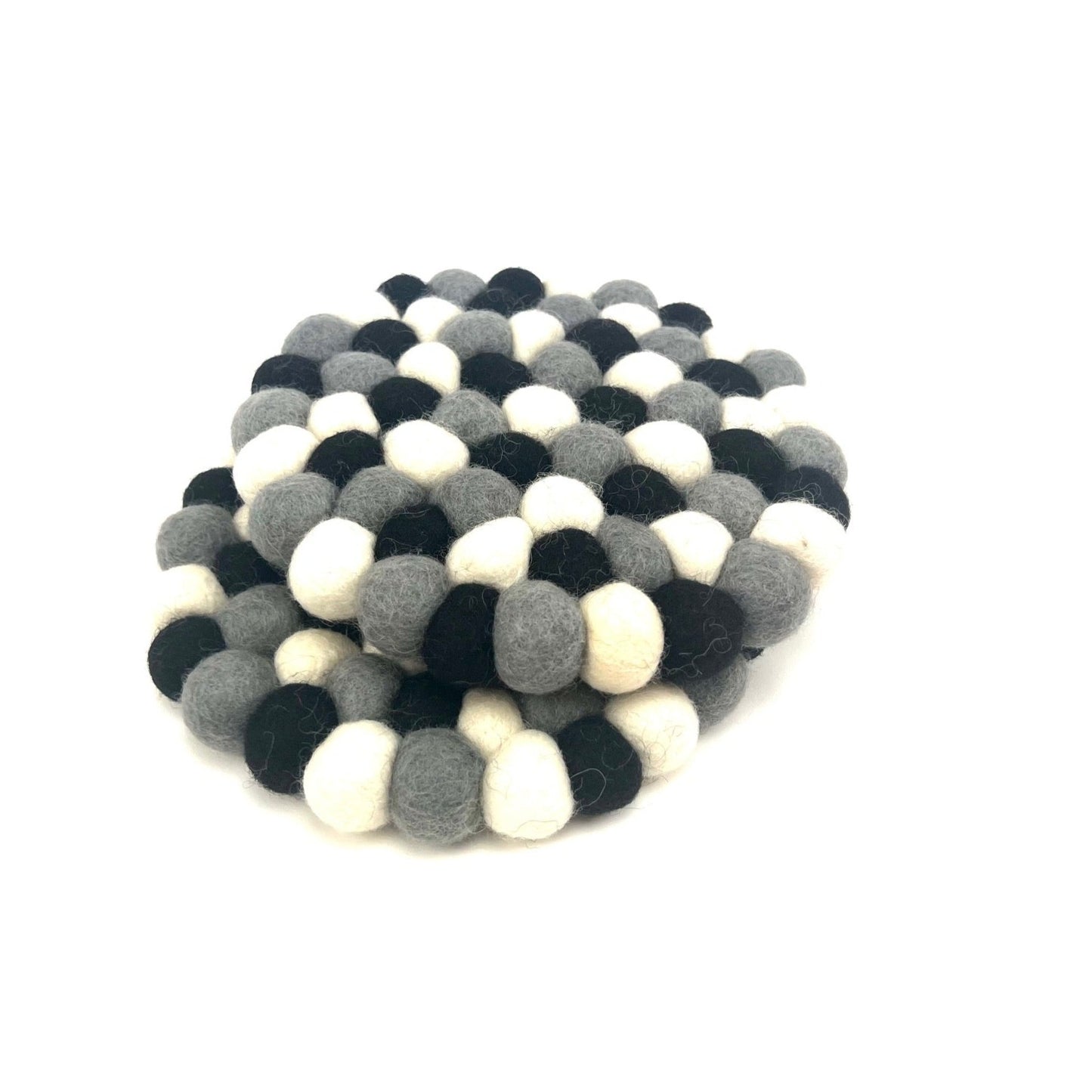 Variation Round Felt Ball Trivets