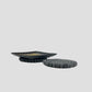 Charcoal Felt Ball Round Trivet