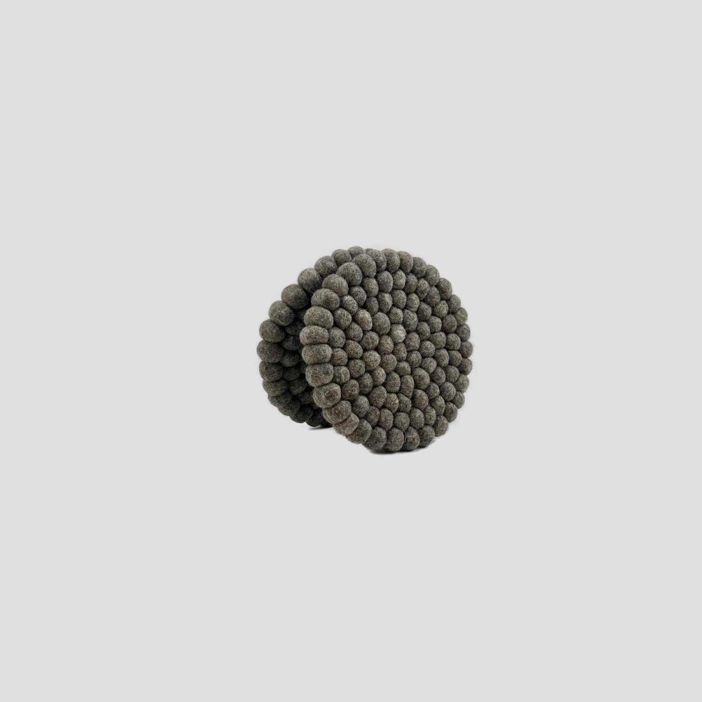 Chocolate Brown Felt Round Trivet