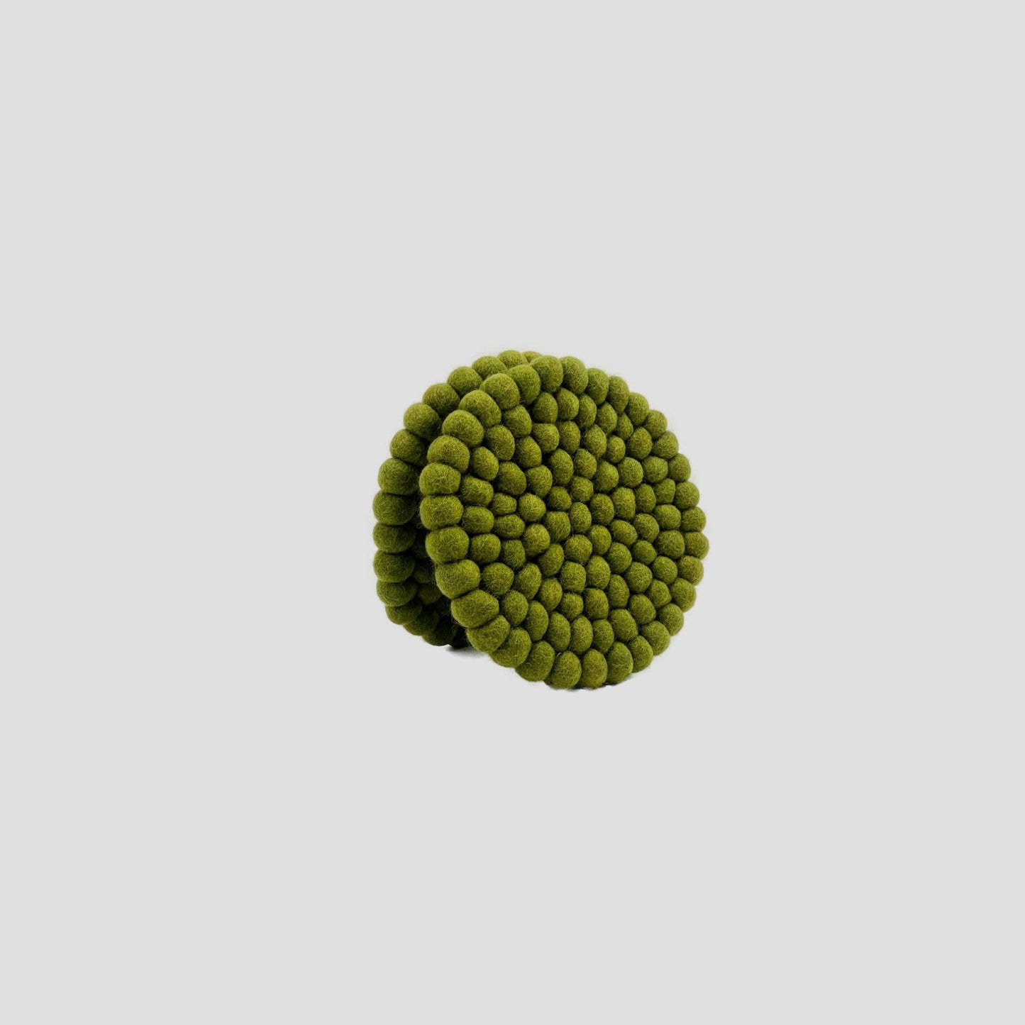 Kiwi Color Felt Round Trivet