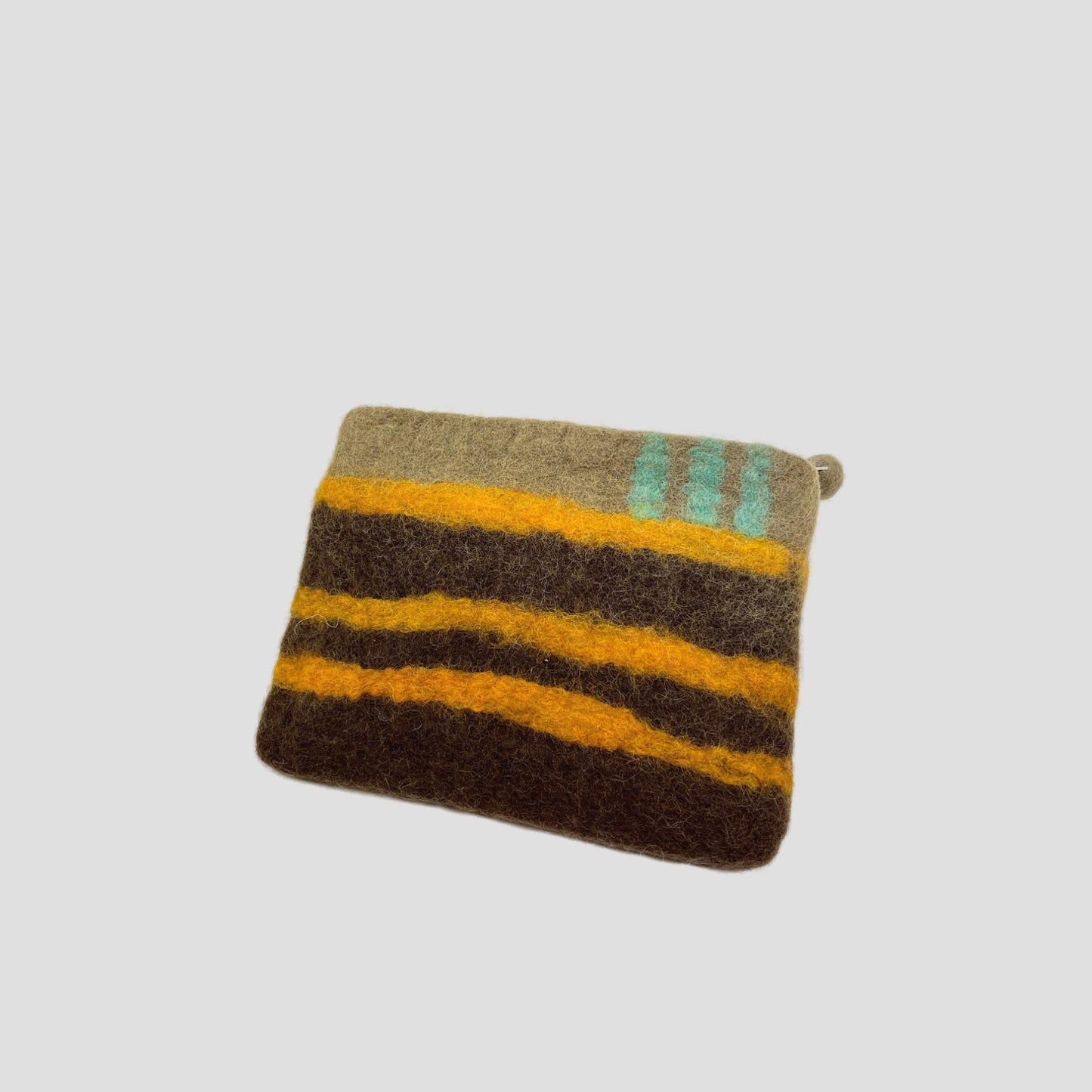 Three Line Felt Coin Purse, Mobile Purse