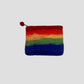 Rainbow Felt Coin Purse, Mobile Purse