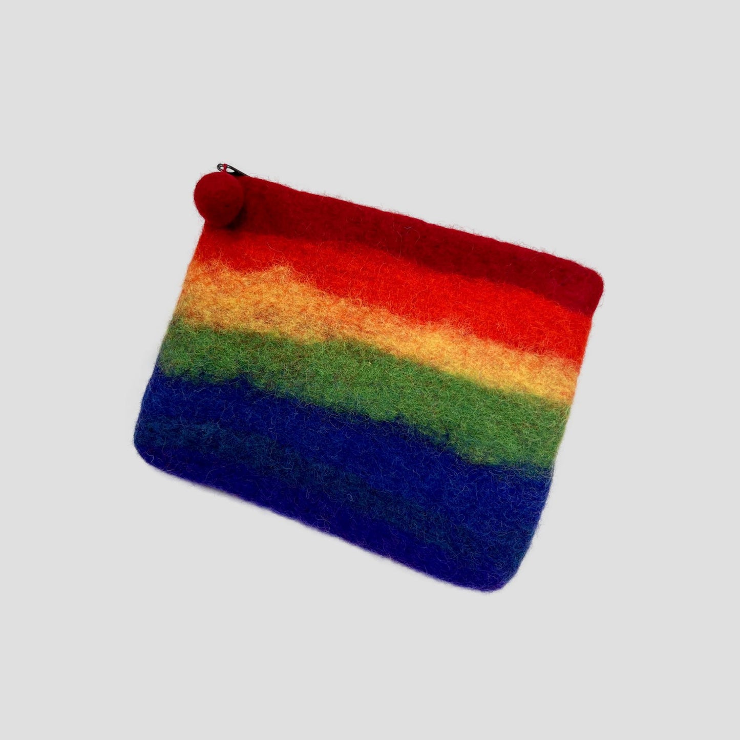 Rainbow Felt Coin Purse, Mobile Purse