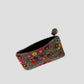 Brown Felt Dotted Coin Purse, Mobile Purse