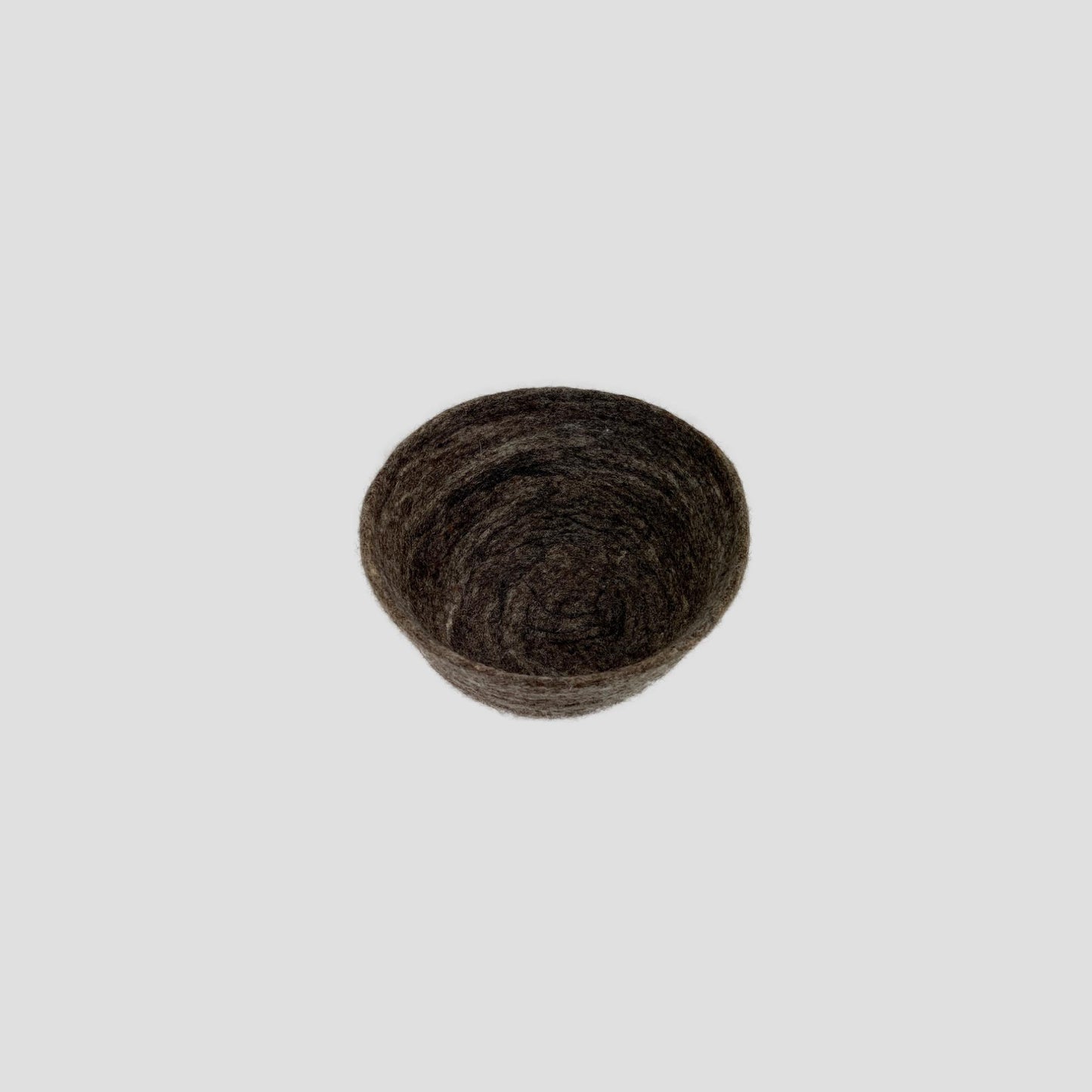 Wet Felted Brown Bowl