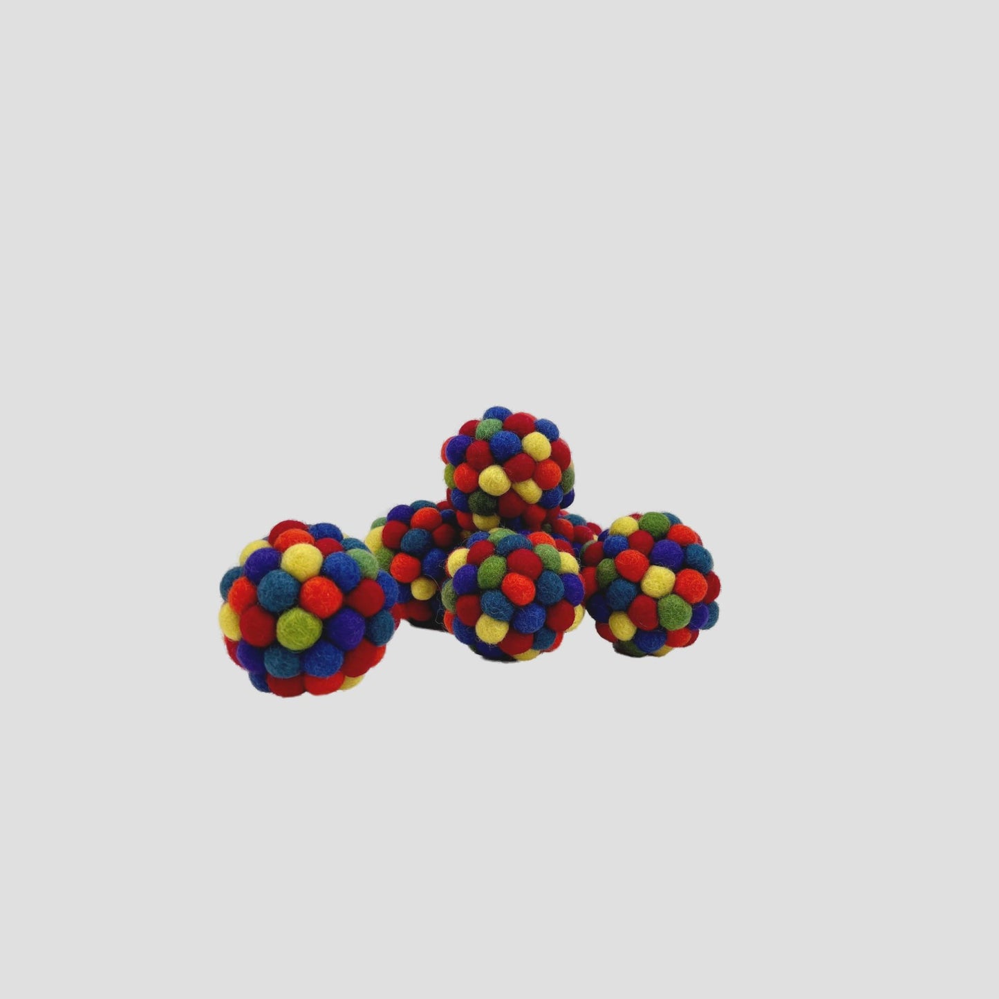 Handmade Multi Color Rattler Ball