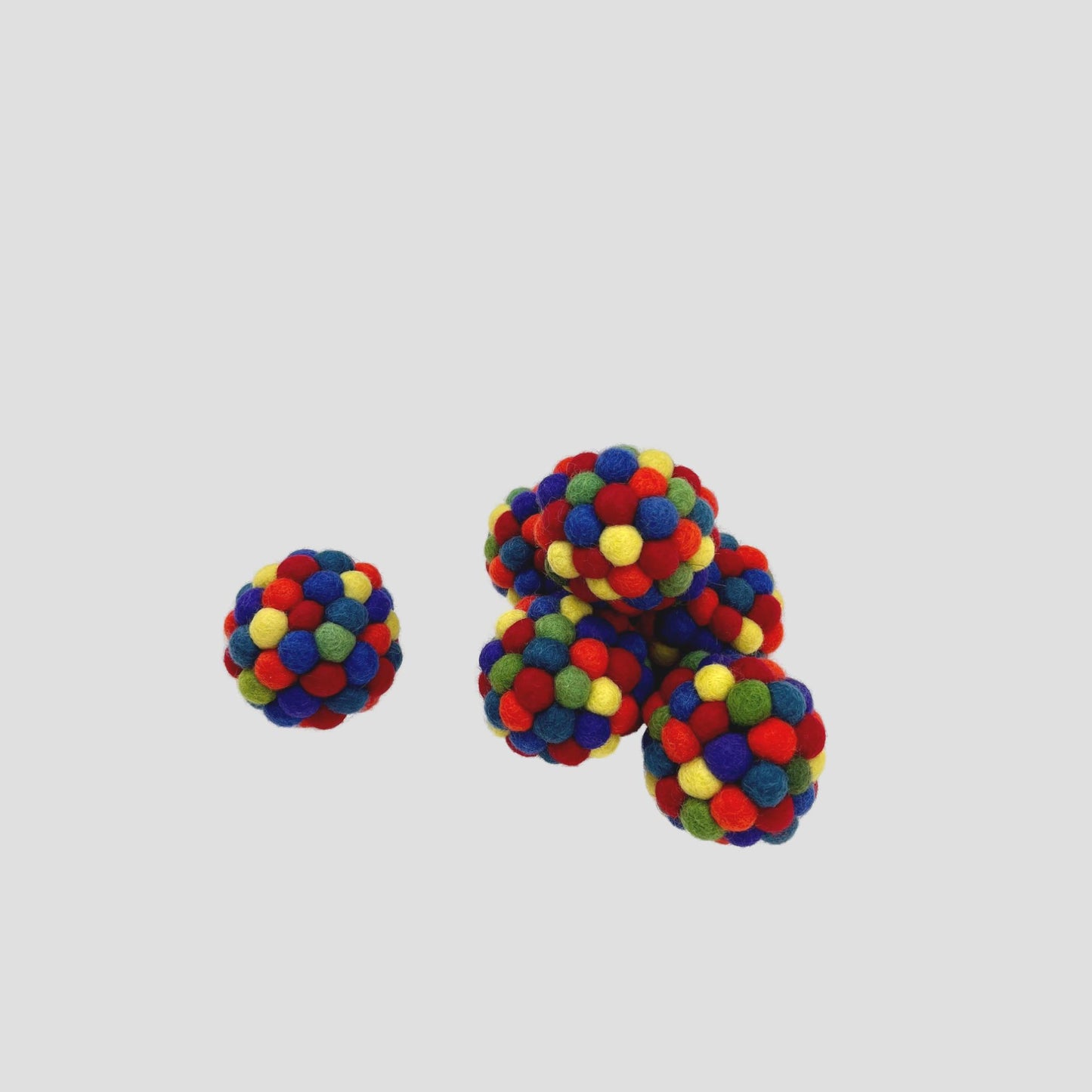 Handmade Multi Color Rattler Ball