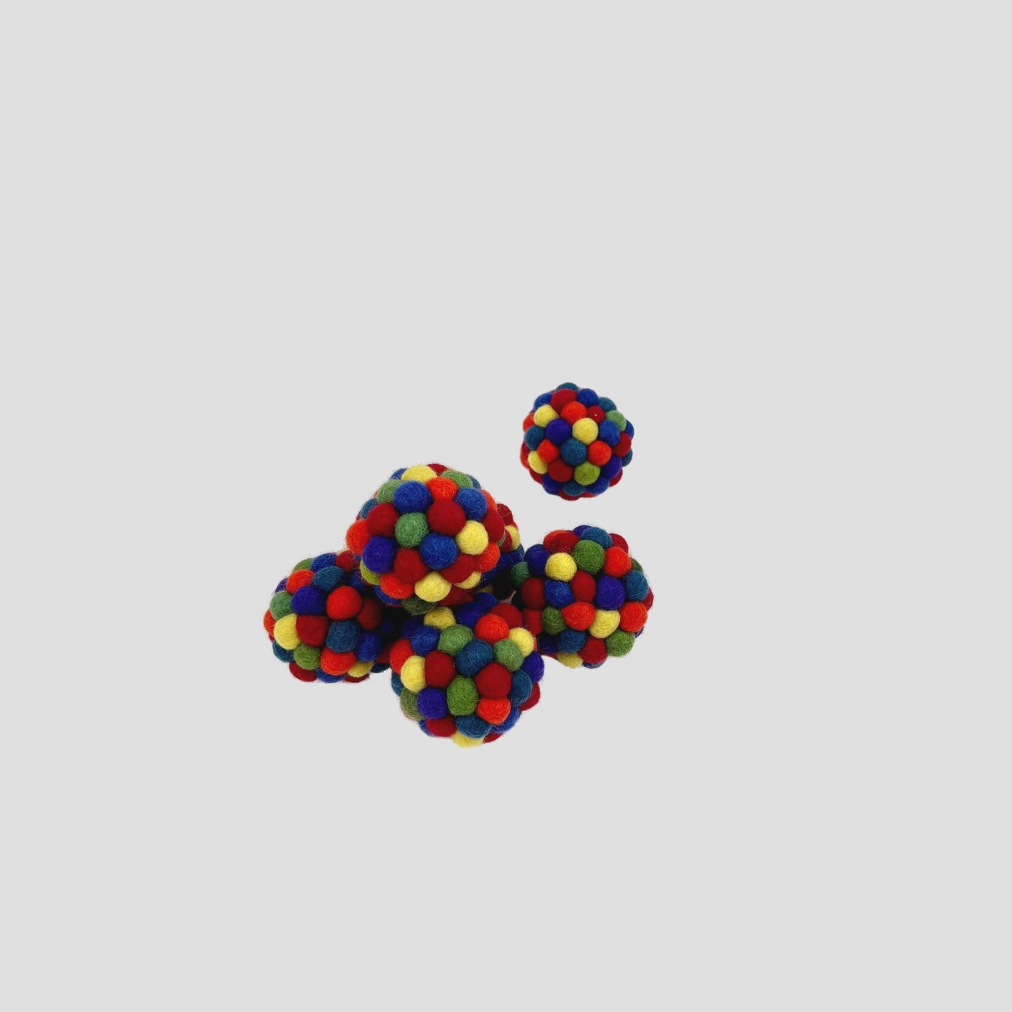 Handmade Multi Color Rattler Ball