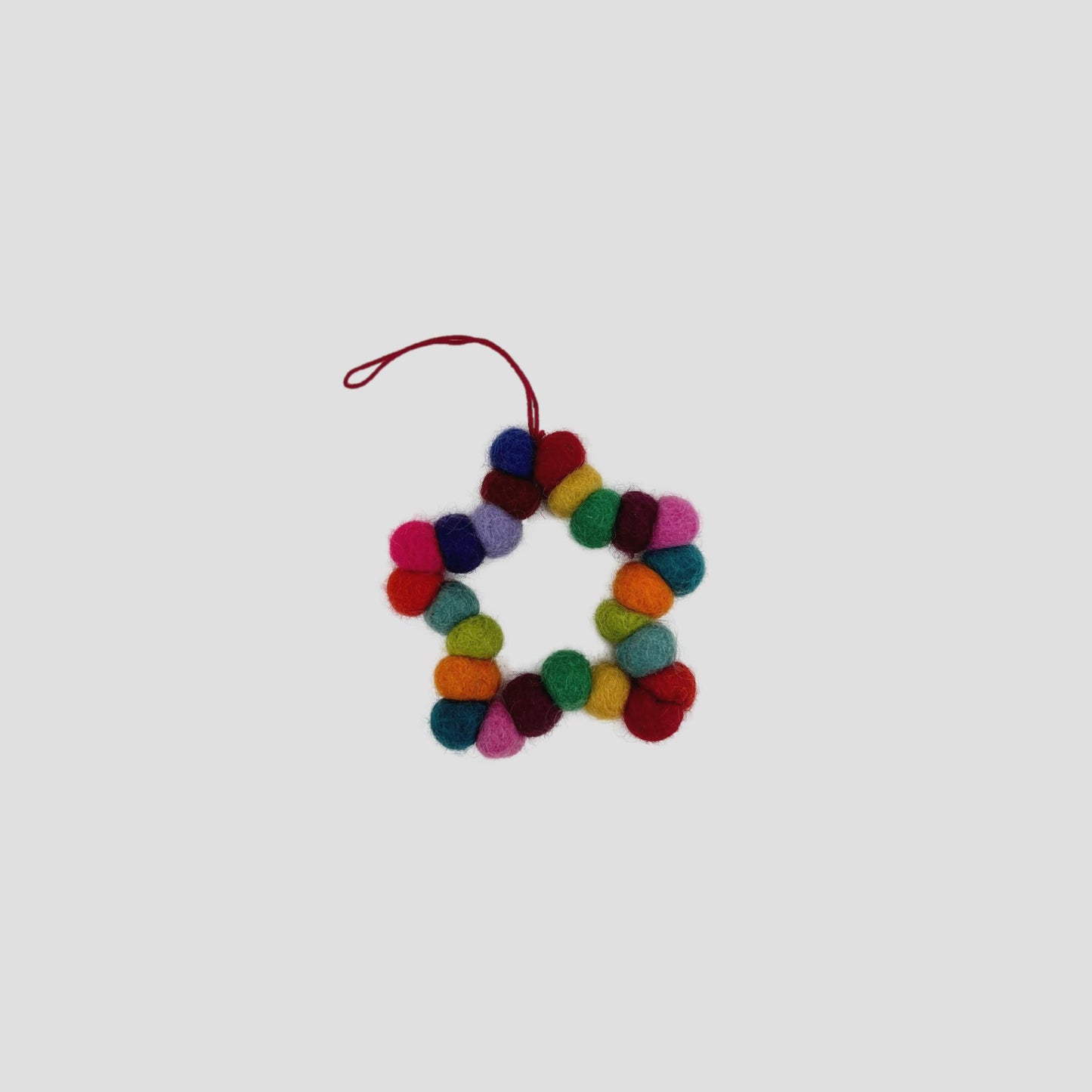 Christmas Ornaments Multi Color Star