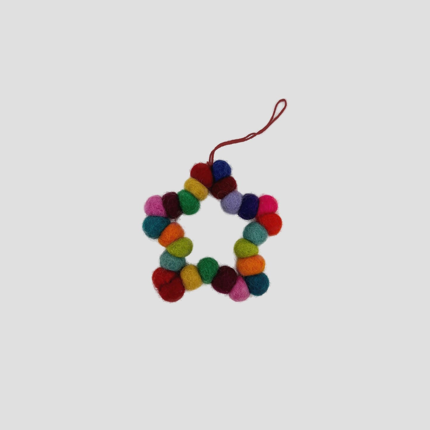 Christmas Ornaments Multi Color Star
