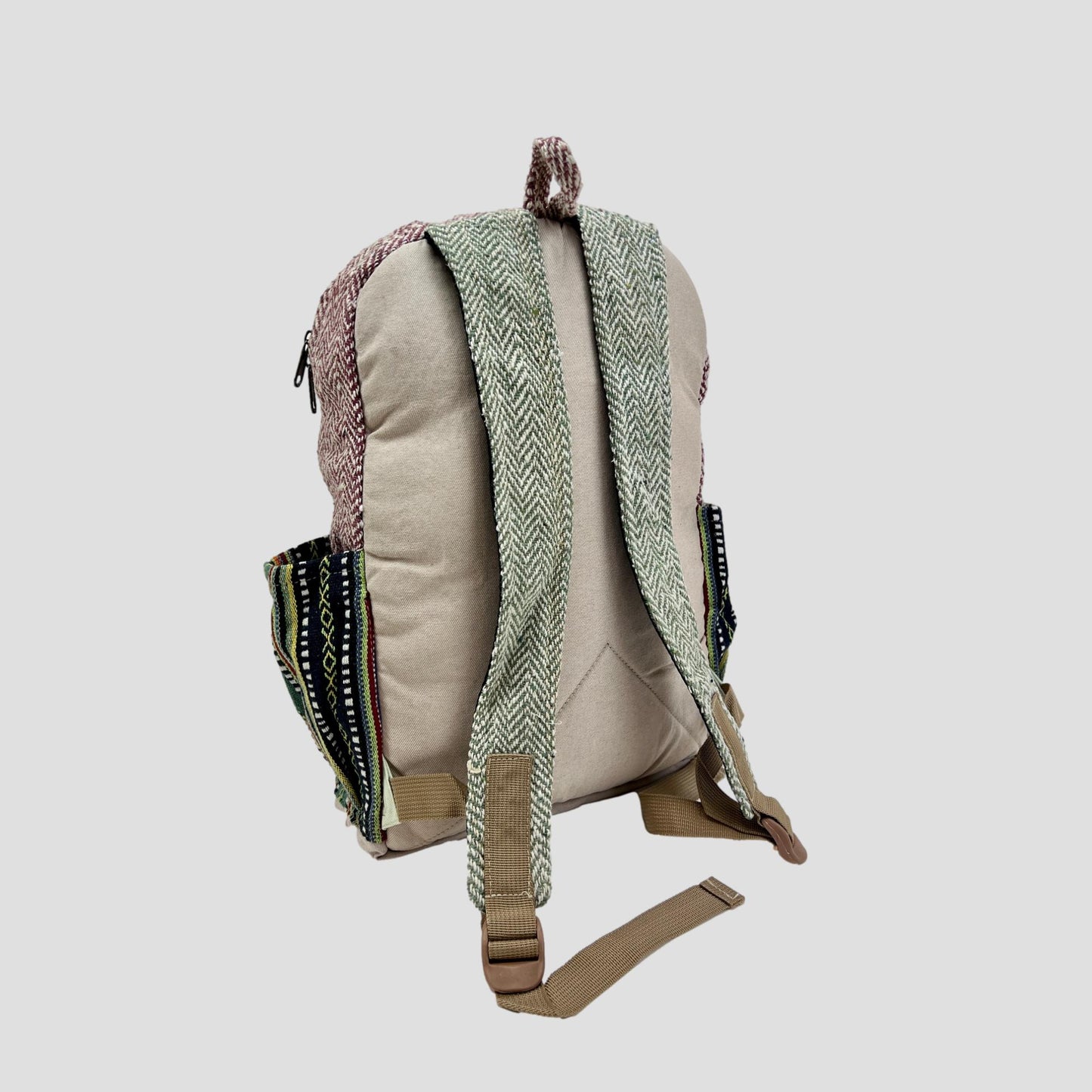 Cross Rope Hemp & Cotton Backpack