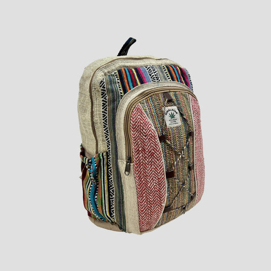Rainbow On Middle Hemp & Cotton Backpack