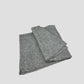 Gray Cashmere Poncho Shoulder-Neck