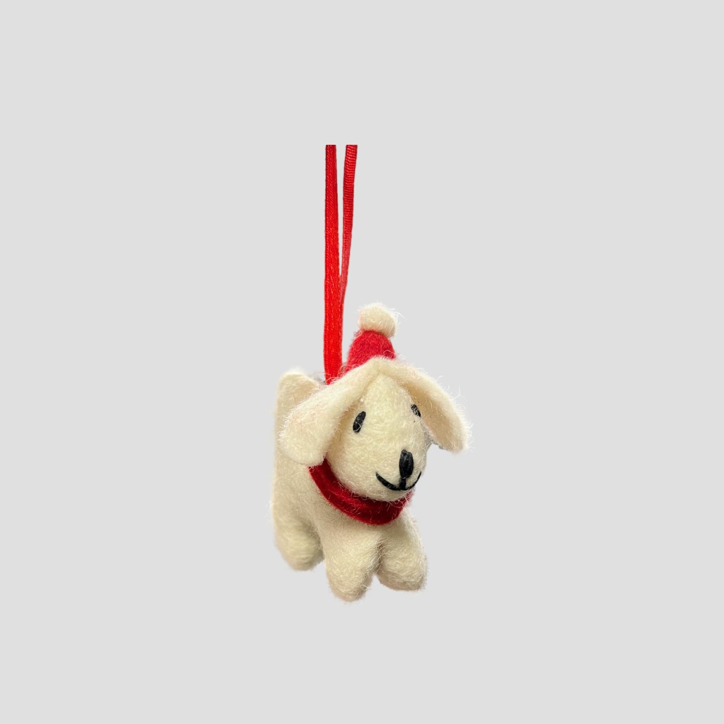 Christmas Ornaments White Goat