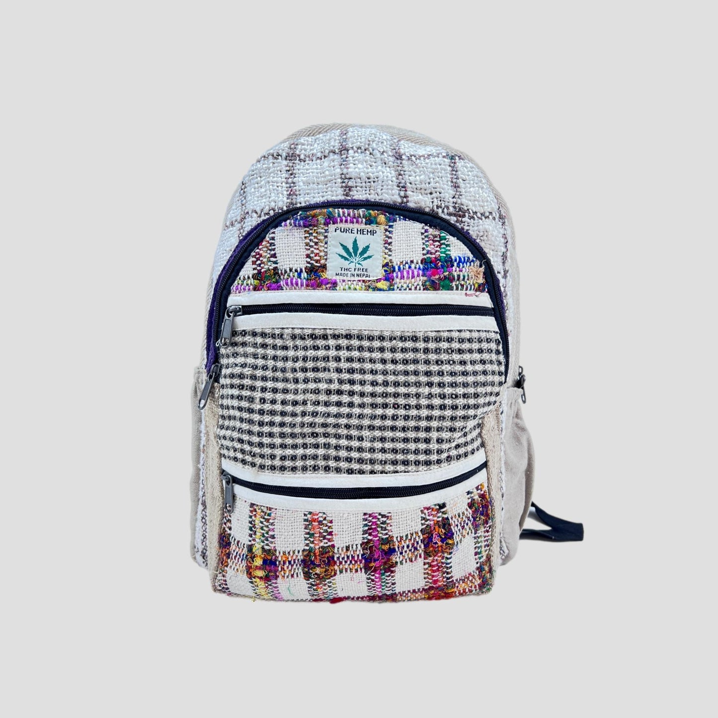 Silk and Cotton Patch Hemp & Cotton Backpack