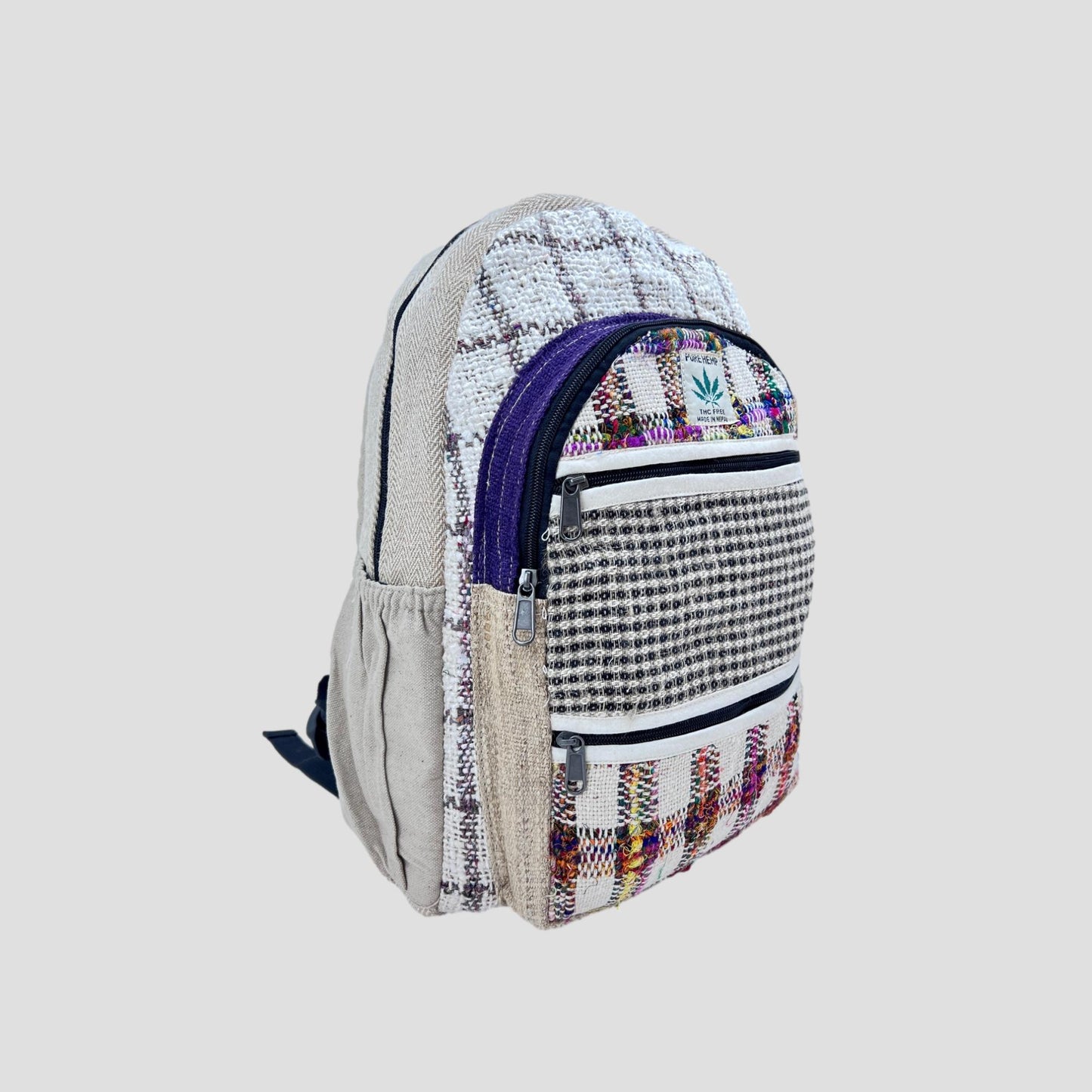 Silk and Cotton Patch Hemp & Cotton Backpack