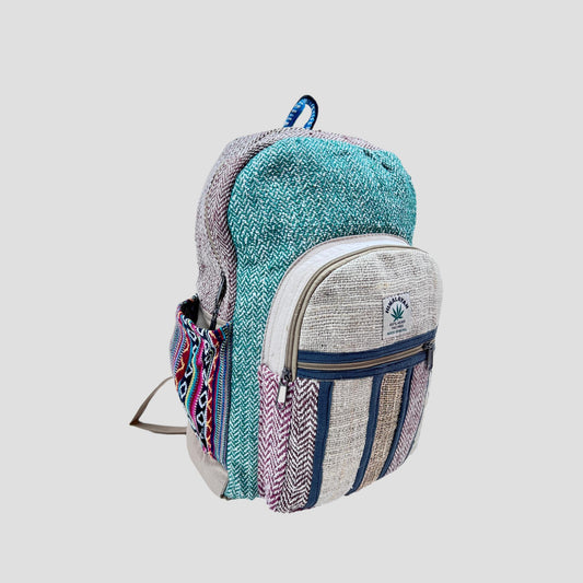 Hemp Net Patch Hemp & Cotton Backpack