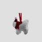 Christmas Ornaments White Goat