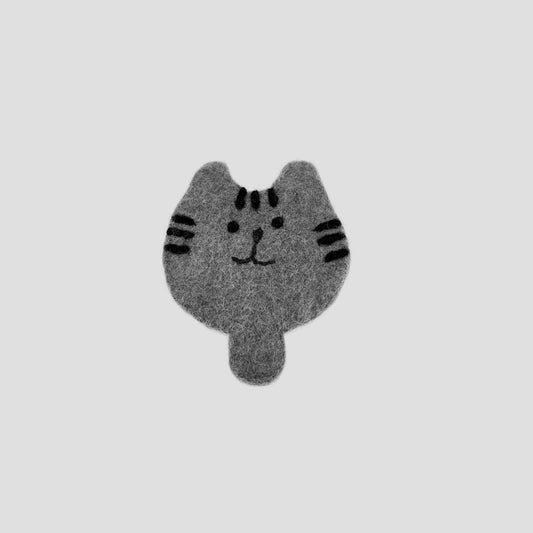 Kitty Head Coaster, Cup holder Set Of 2 Pieces
