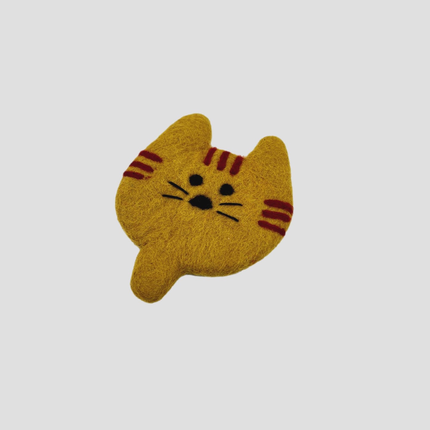 Kitty Head Coaster, Cup holder Set Of 2 Pieces