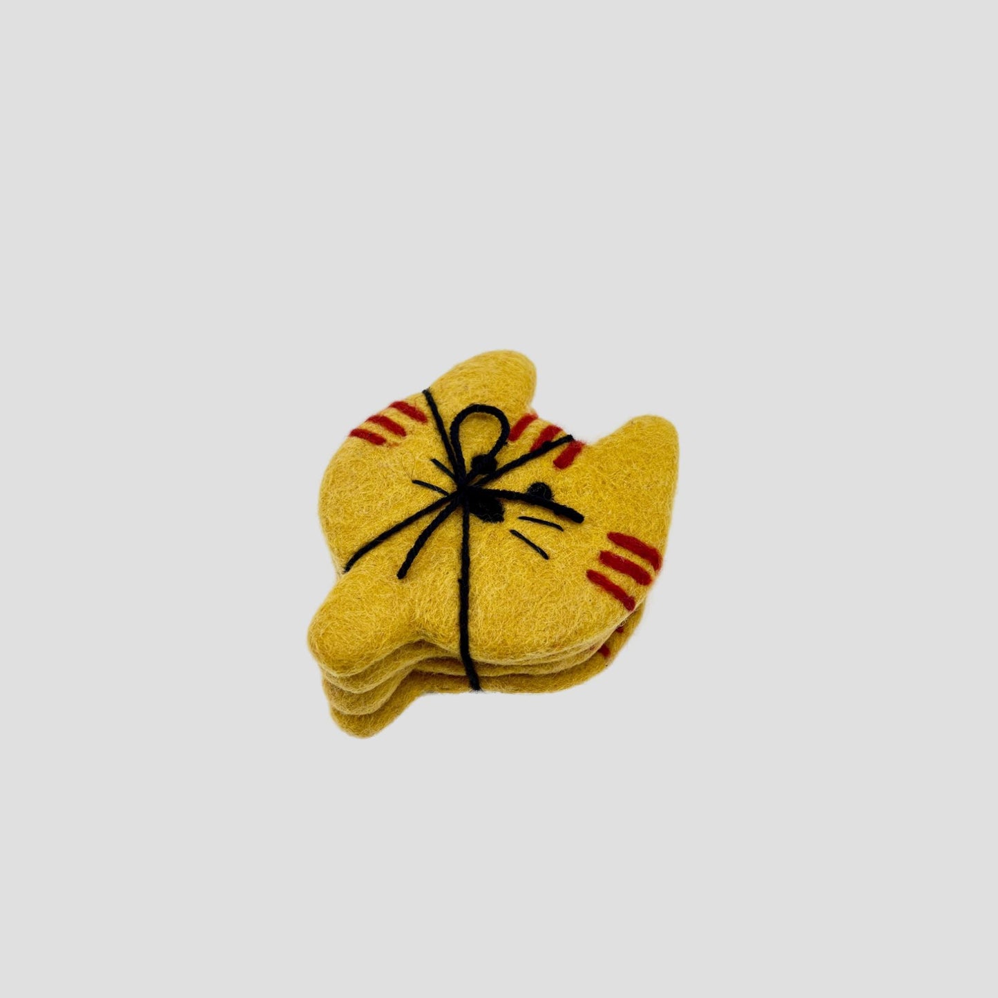 Kitty Head Coaster, Cup holder Set Of 2 Pieces