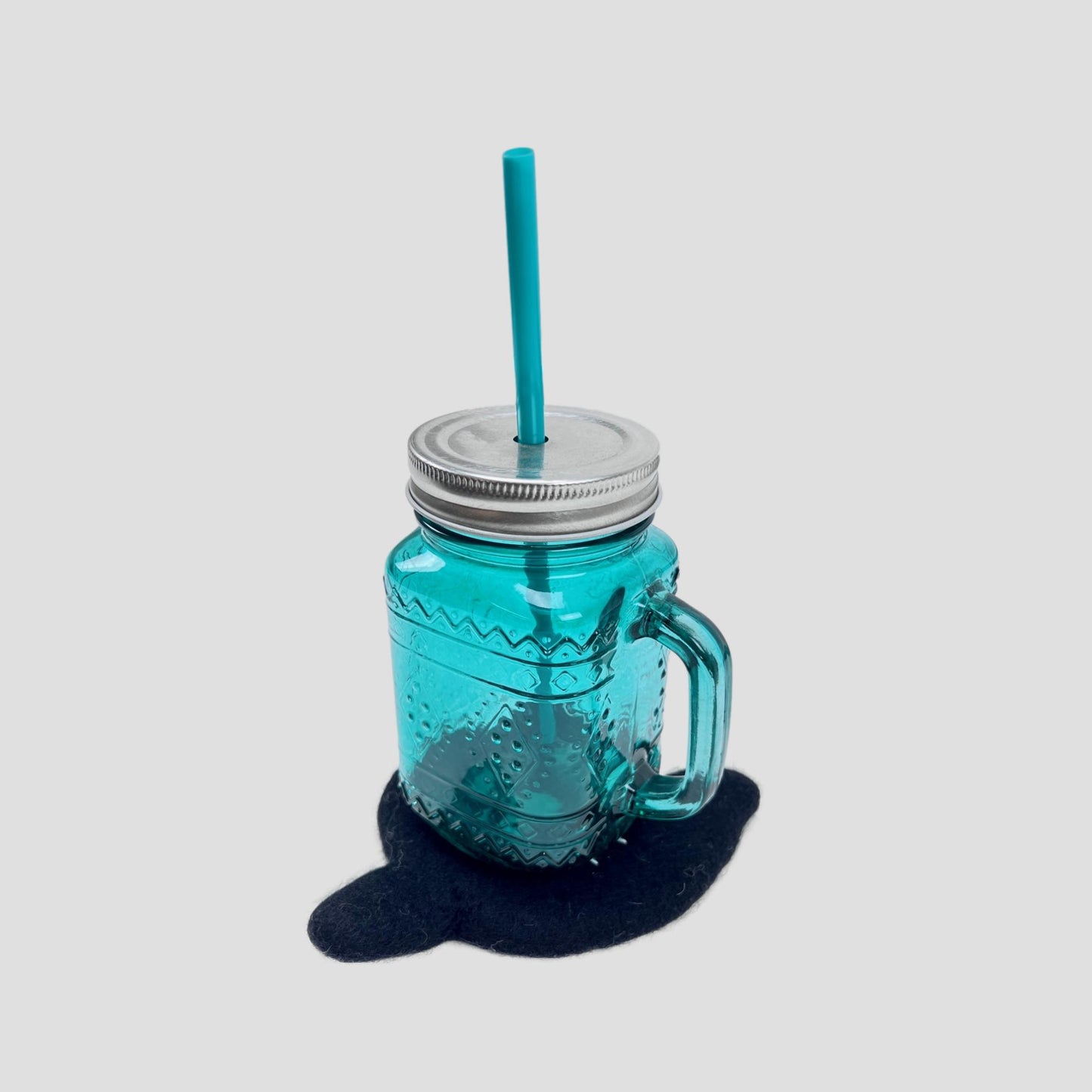 Kitty Head Coaster, Cup holder Set Of 2 Pieces