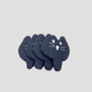 Kitty Head Coaster, Cup holder Set Of 2 Pieces