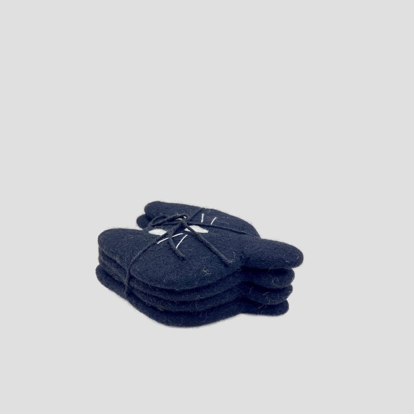 Kitty Head Coaster, Cup holder Set Of 2 Pieces